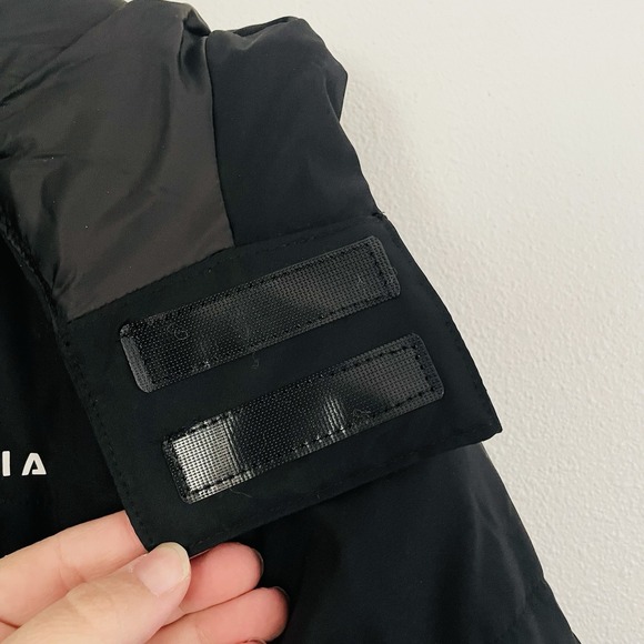 NWOT ZYIA ACTIVE Vented Vondelpark Removable Hood Puffer Winter Coat Black Large - Picture 8 of 16